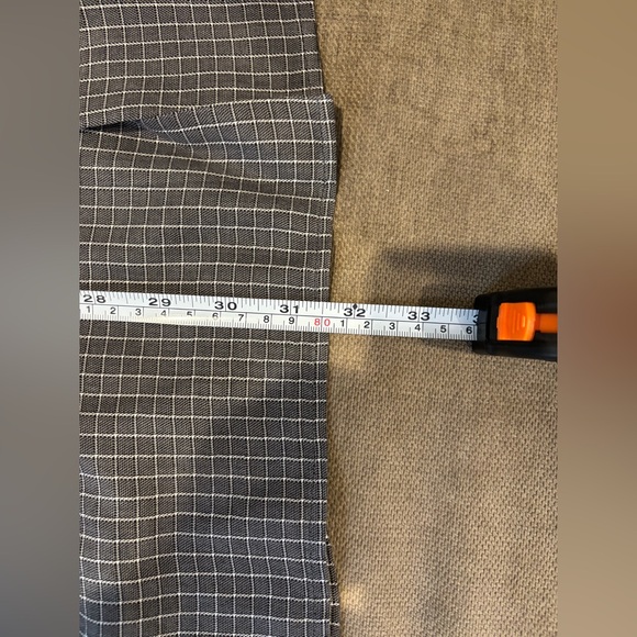 Banana Republic XXL Mens Gray Check Button Down Dress Shirt - Picture 8 of 8
